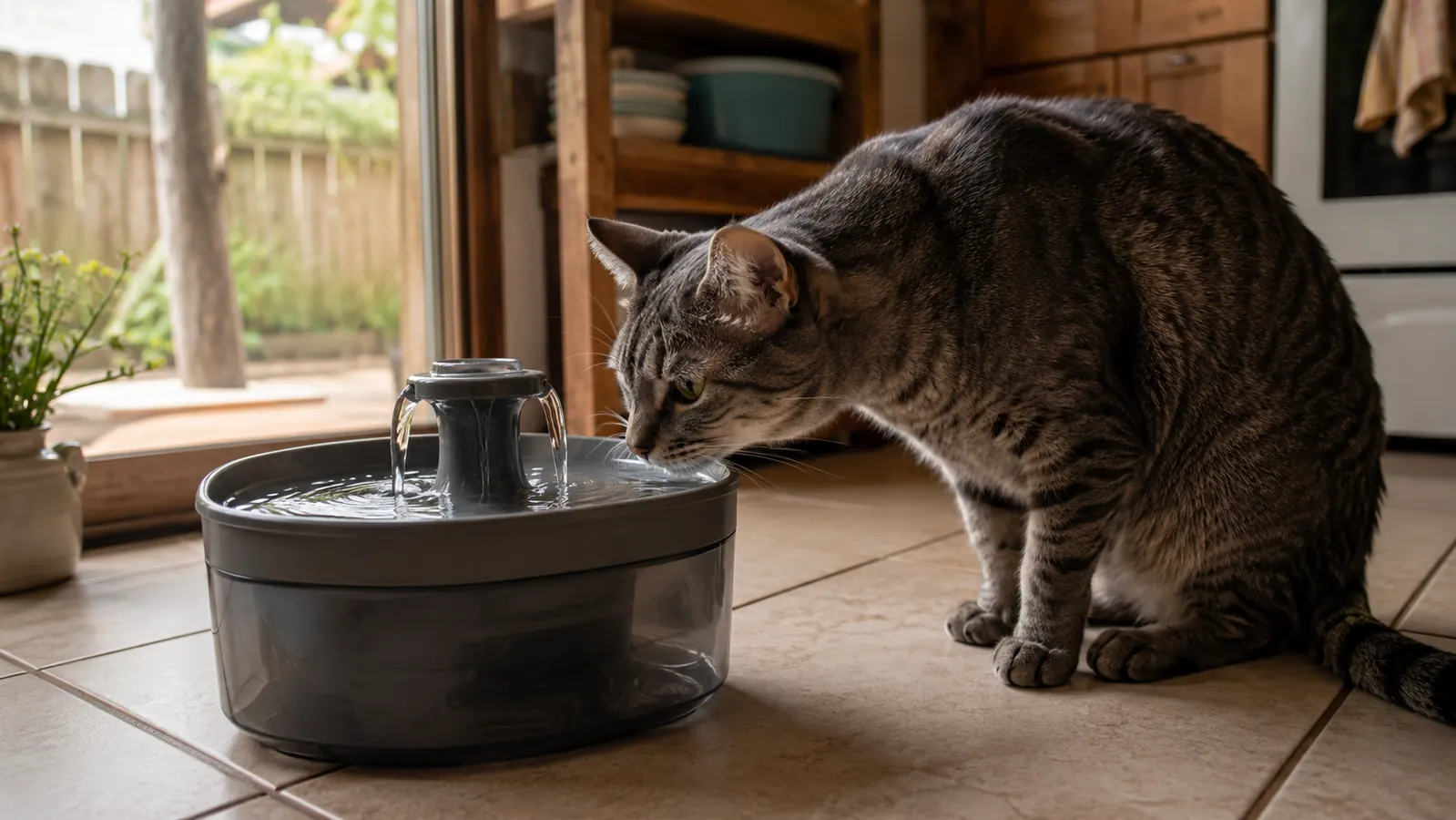 Veken Fountain vs Regular Water Bowl: Which Gets Cats Drinking More